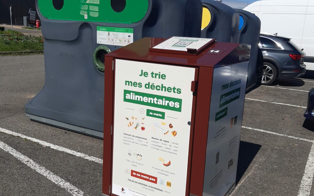 PAV déchets alimentaires Parking de l’étang | Belleville-en-Beaujolais