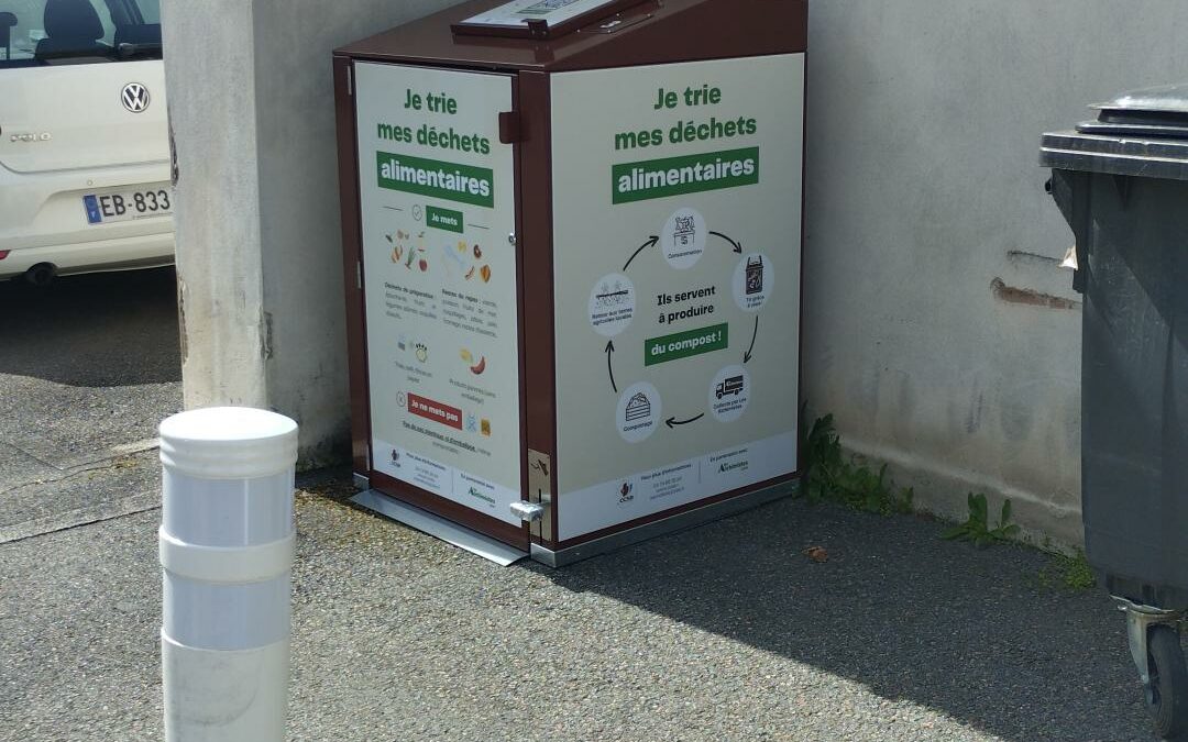 PAV déchets alimentaires Rue Pasteur | Belleville-en-Beaujolais