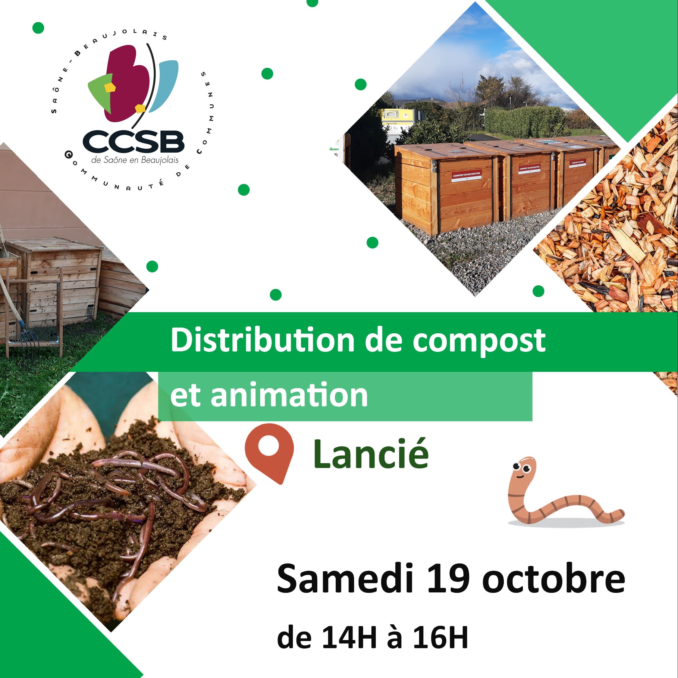 Distribution de compost et animation à Lancié - Communauté de communes ...