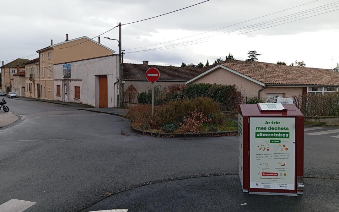 PAV déchets alimentaires Route de Beaujeu | Belleville-en-Beaujolais