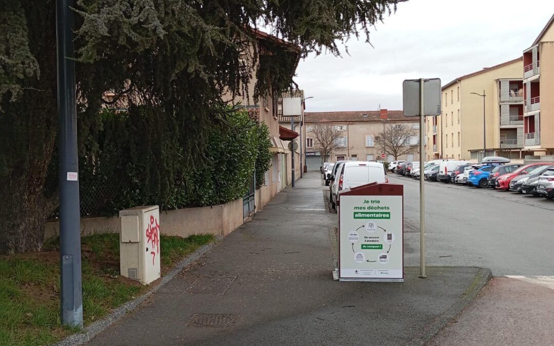 PAV déchets alimentaires Rue Jean Macé | Belleville-en-Beaujolais