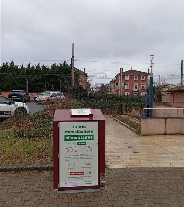 PAV déchets alimentaires Rue Maréchal Foch | Belleville-en-Beaujolais