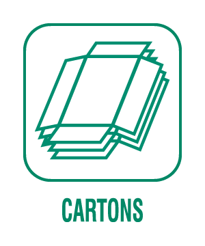 Cartons-a-plat Benne cartons