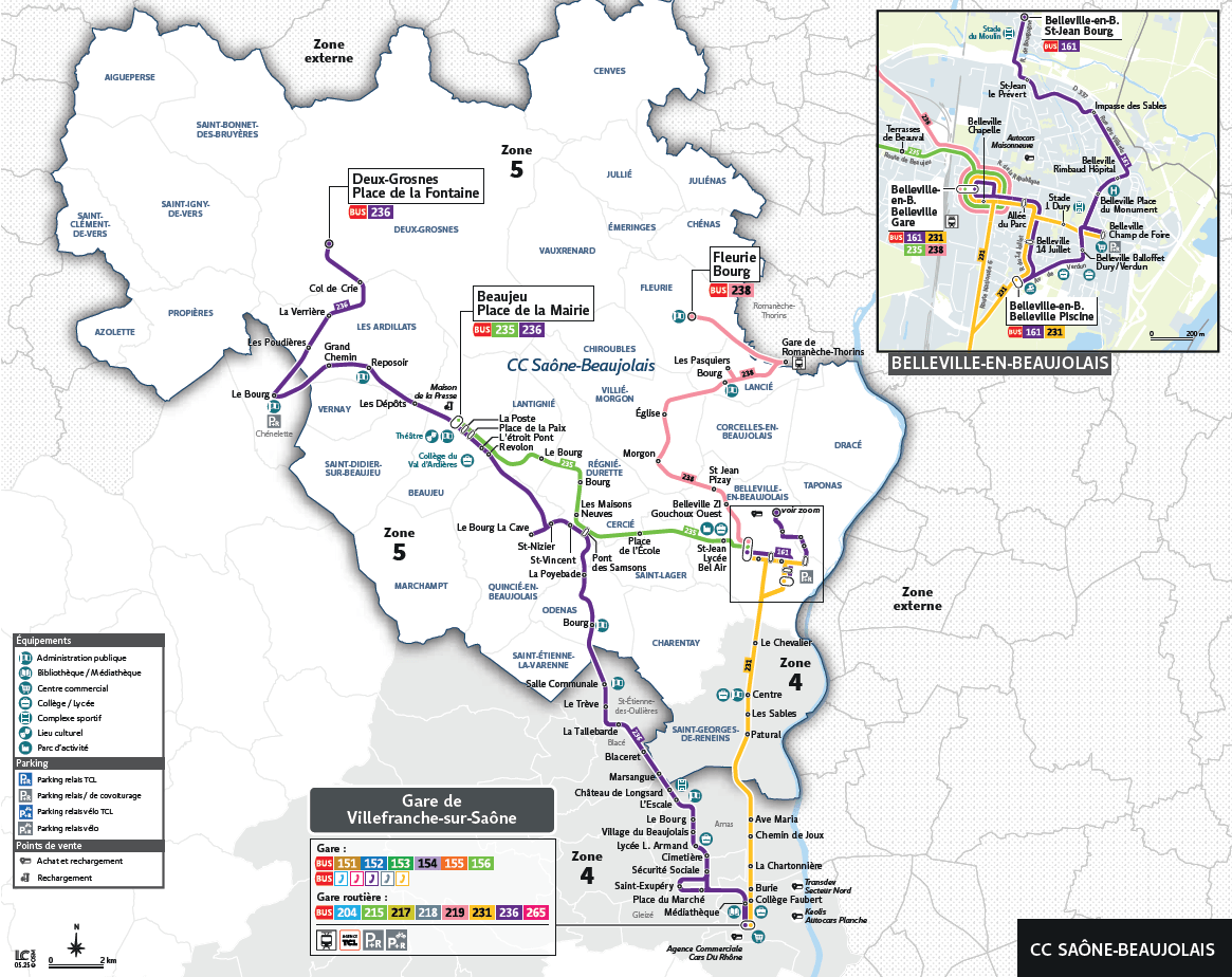 Carte TCL CCSB 2025